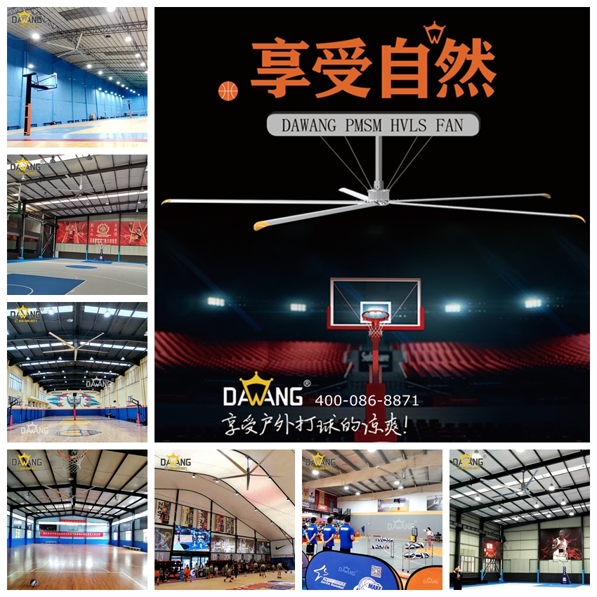 金凡斯篮球馆大风扇案例